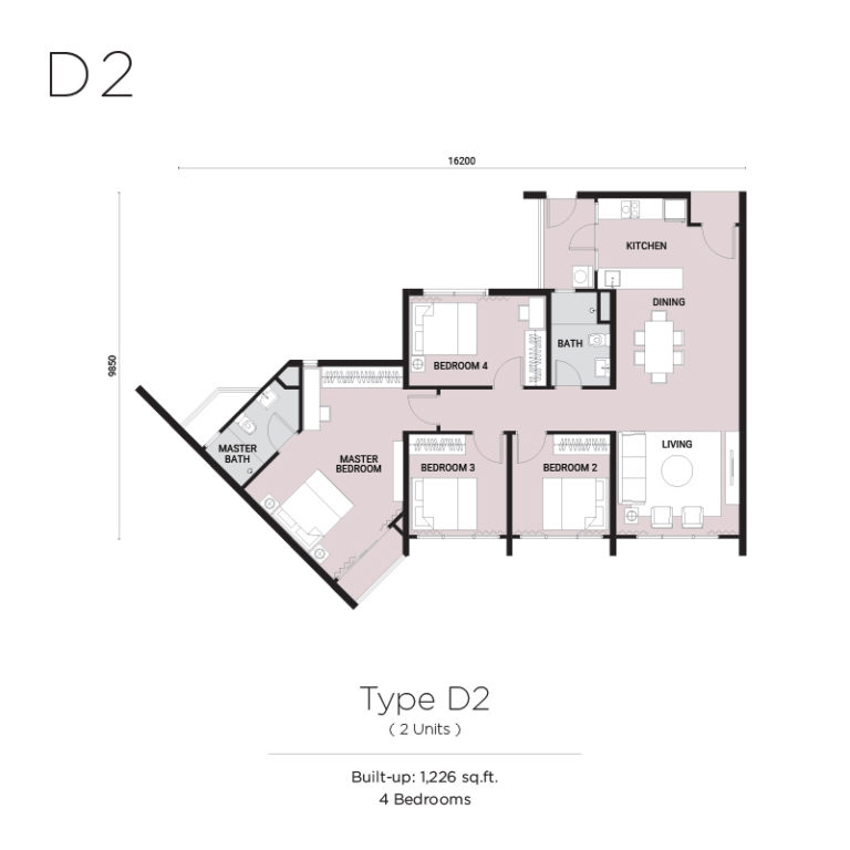 Parc-3-floor-plan-Type-D2 | New Launch Property | Condo - KL, PJ ...