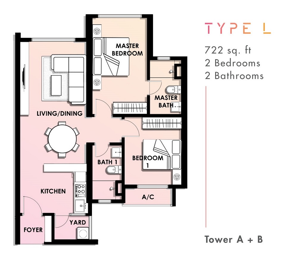 Savio-Riana-Dutamas-Floor-Plan-Type-L | New Launch Property | Condo ...